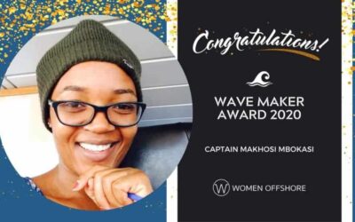 Congrats Captain Makhosi Mbokazi, 2020 Wave Maker Award Winner