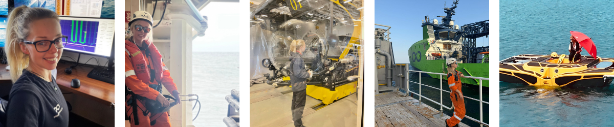 women offshore Nicole Marcer offshore operations ROV pilot subsea careers AUV operations women in maritime STEMAZING mentor dynamic positioning Antarctica submersibles offshore engineering
